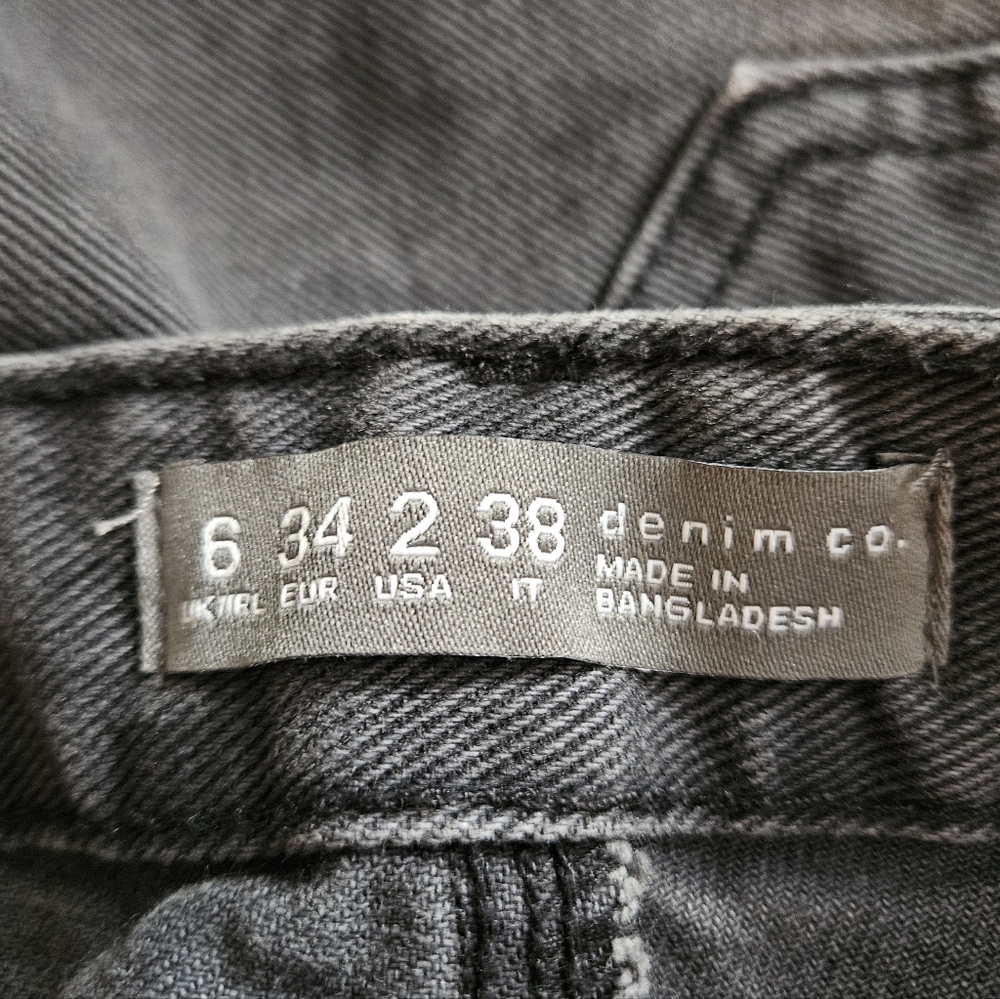 Primark Black Super High Waist Jean Shorts - Picture 4 of 7
